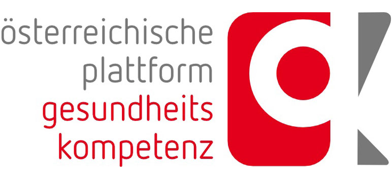 Logo österreichische plattform gesundheit kompetenz